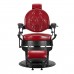 Barber Chair GABBIANO BARBER PRESIDENT red