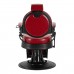 Barber Chair GABBIANO BARBER PRESIDENT red