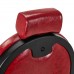 Barber Chair GABBIANO BARBER PRESIDENT red