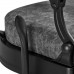 Barber Chair GABBIANO BARBER PRESIDENT OLD LEATHER Black