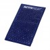 Massage acupressure mat with cushion, blue