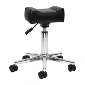 Footrest for pedicure Sillon Bell on wheels, black