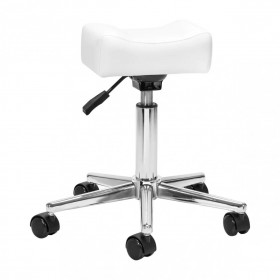 Footrest for pedicure Sillon Bell on wheels, white