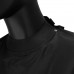 Cutting cape wiht elastic neckband J8890, black 